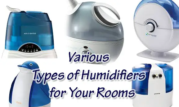 types of humidifiers