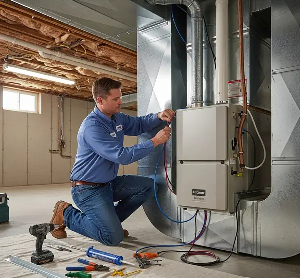 Installing a Whole House Humidifier Unit