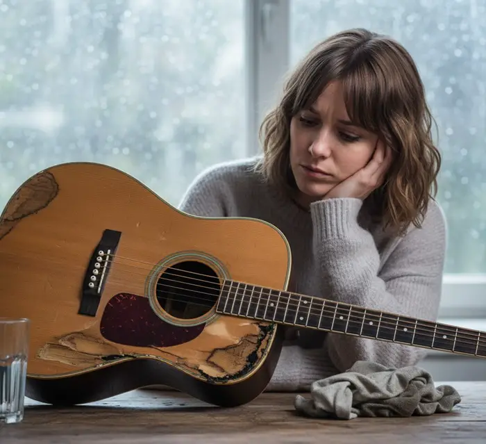 martin guitar moisture damaged