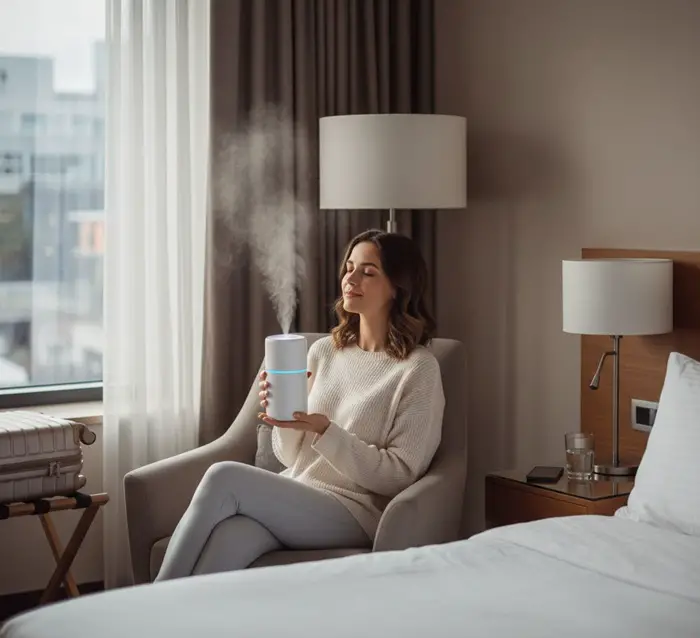 travel size humidifier for hotel room