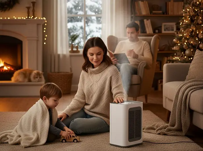 room heater with humidifier 
