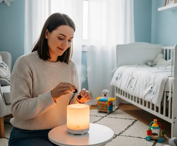 oil diffuser in babys room