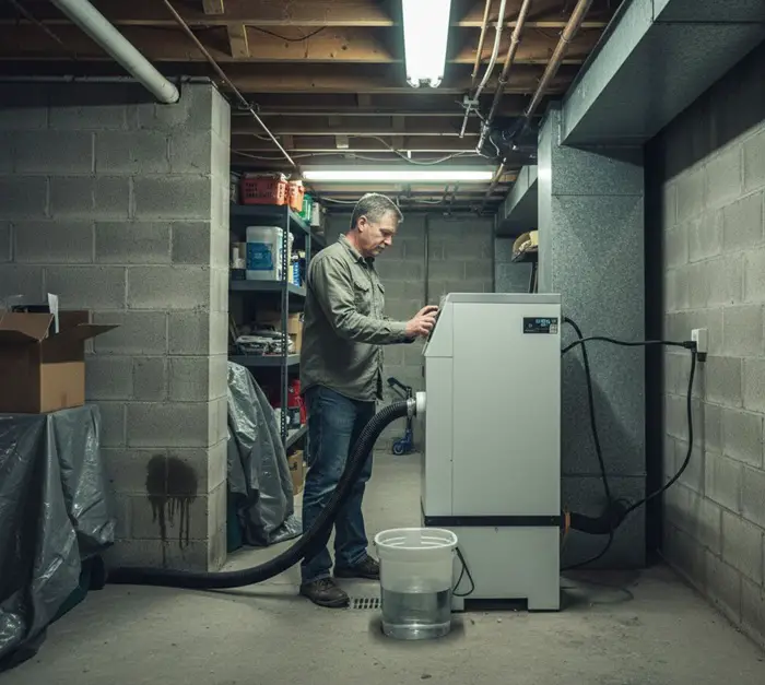 how big a dehumidifier for basement