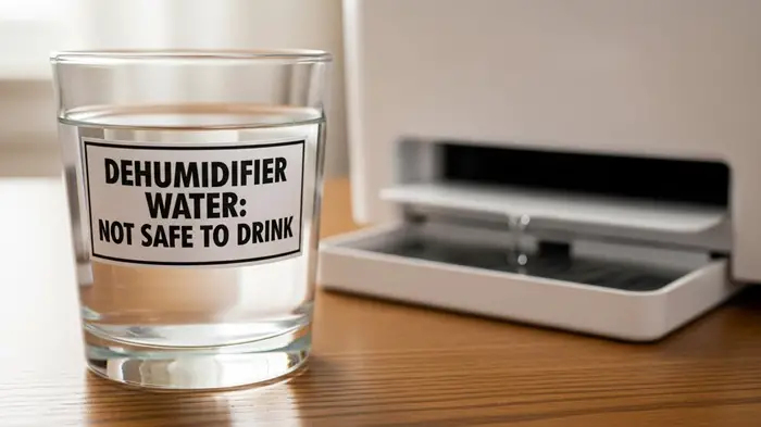 is water from a dehumidifier drinkable