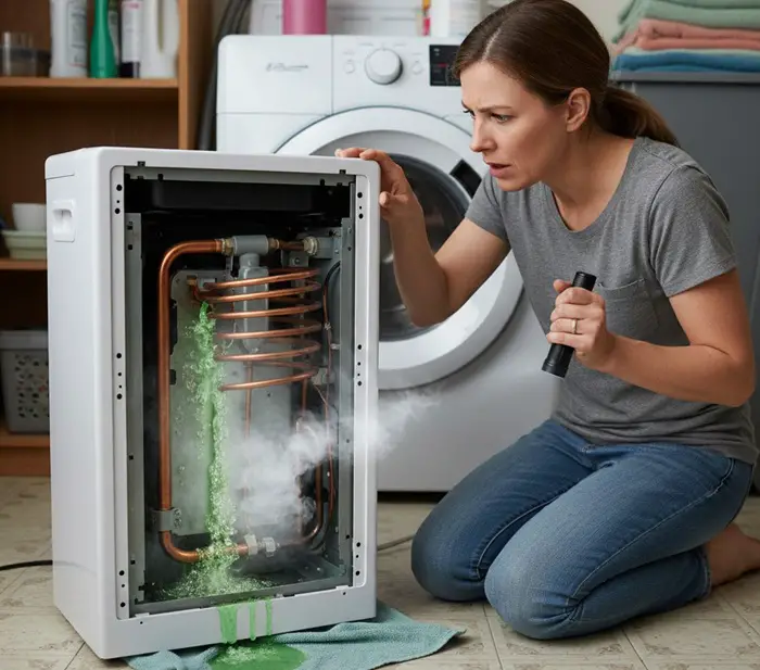 dehumidifier refrigerant leak causes 